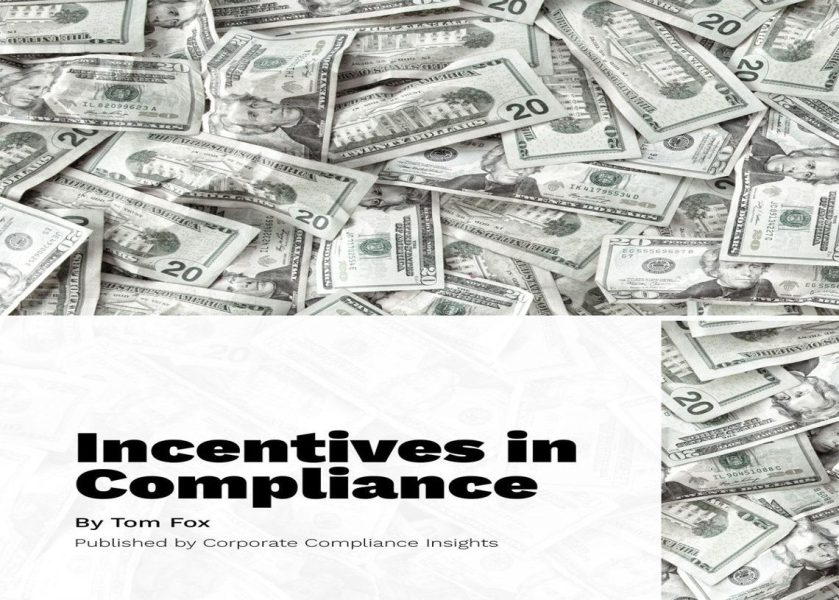 The Week That Was in Compliance – The ECCP: Part 1 – Incentives