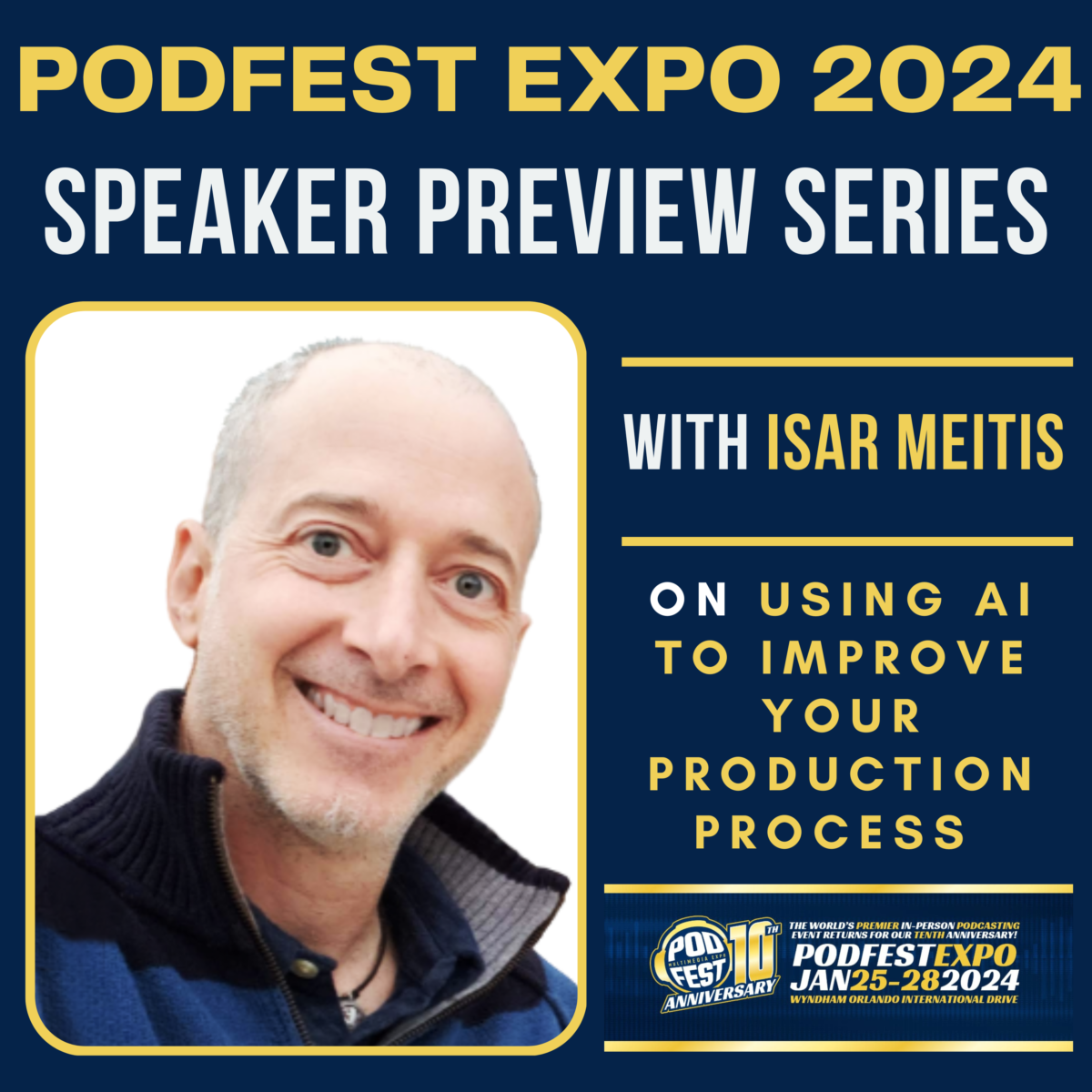 Podfest Expo 2024 Speaker Preview Series Isar Meitis on Using AI in