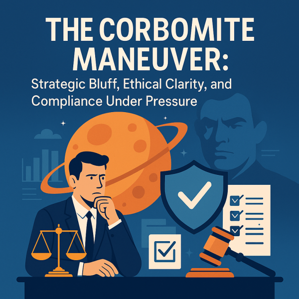 The Corbomite Maneuver: Strategic Bluff, Ethical Clarity, and Compliance Under Pressure