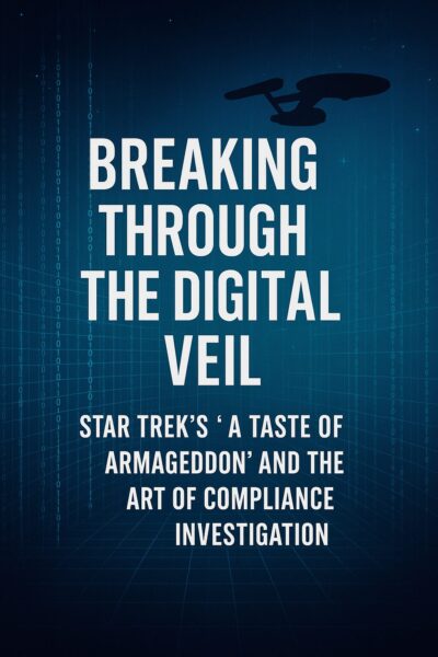 Breaking Through the Digital Veil: Star Trek’s ‘A Taste of Armageddon’ and the Art of Compliance Investigation