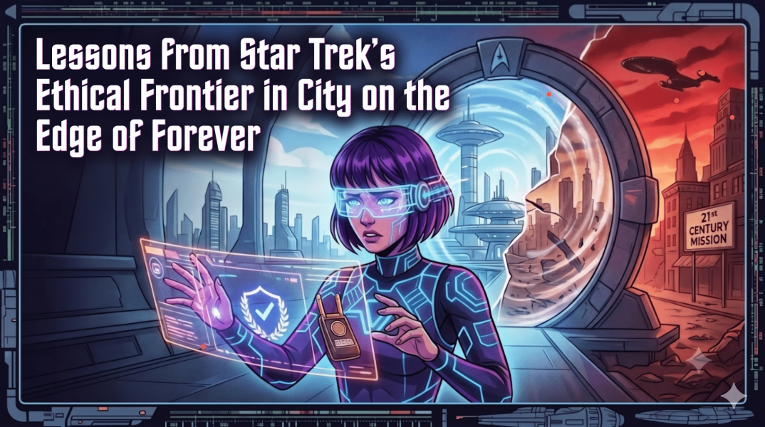 Compliance on the Edge: Lessons from Star Trek’s Ethical Frontier in City from the Edge of Forever