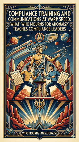Compliance Training and Communications at Warp Speed: What ‘Who Mourns for Adonais?’ Teaches Compliance Leaders