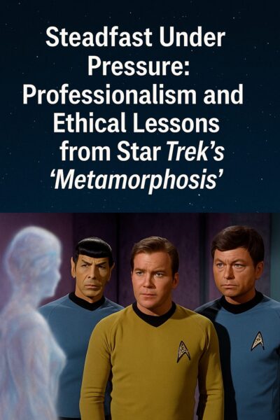 Steadfast Under Pressure: Professionalism and Ethical Lessons from Star Trek’s “Metamorphosis”
