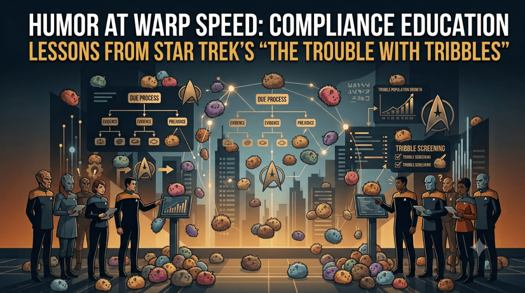 Humor at Warp Speed: Compliance Education Lessons from Star Trek’s “The Trouble with Tribbles”
