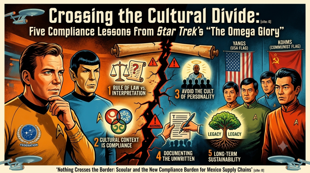 Crossing the Cultural Divide: Five Compliance Lessons from Star Trek’s “The Omega Glory”