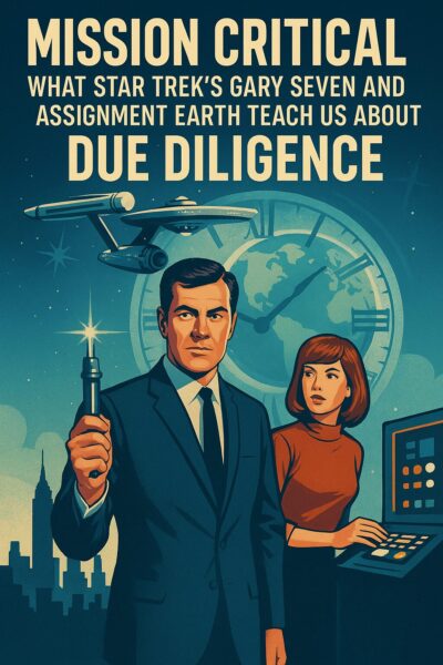 Mission Critical: What Star Trek’s Gary Seven and Assignment Earth Teach Us About Due Diligence