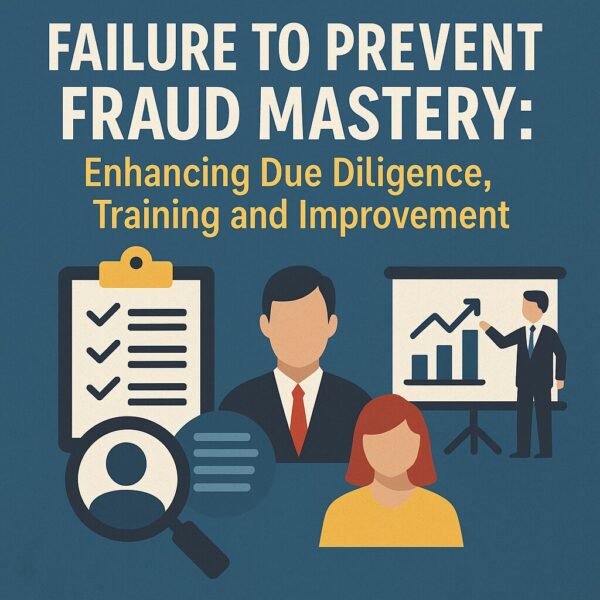 Failure to Prevent Fraud Mastery: Enhancing Due Diligence, Training, and Improvement