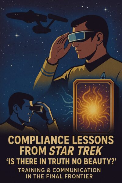 The Final Frontier of Compliance Training: Five Lessons from Star Trek’s “Is There in Truth No Beauty?”