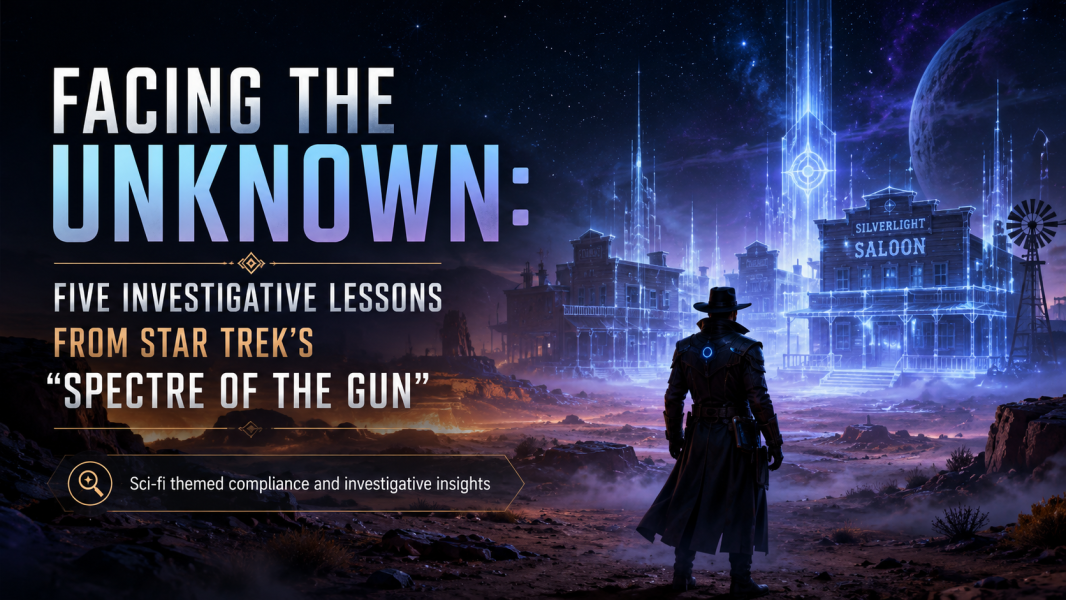 Facing the Unknown: Five Investigative Lessons from Star Trek’s “Spectre of the Gun”