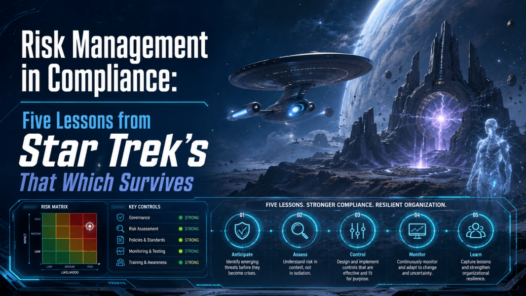 Risk Management in Compliance: Five Lessons from Star Trek’s That Which Survives