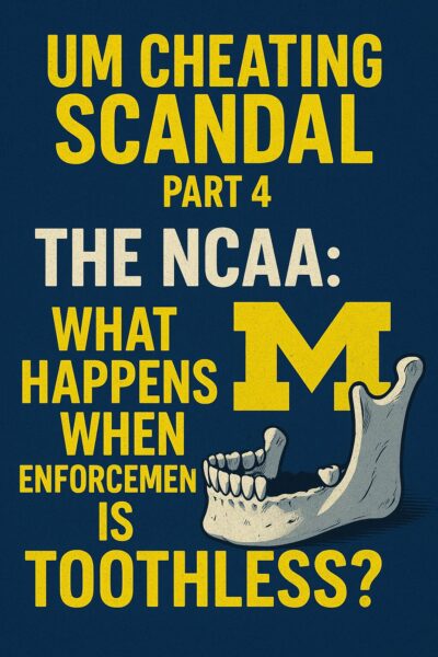 UM Cheating Scandal: The NCAA – What Happens When Enforcement Is Toothless?
