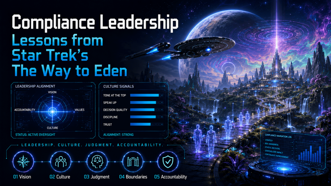Compliance Leadership Lessons from Star Trek’s The Way to Eden