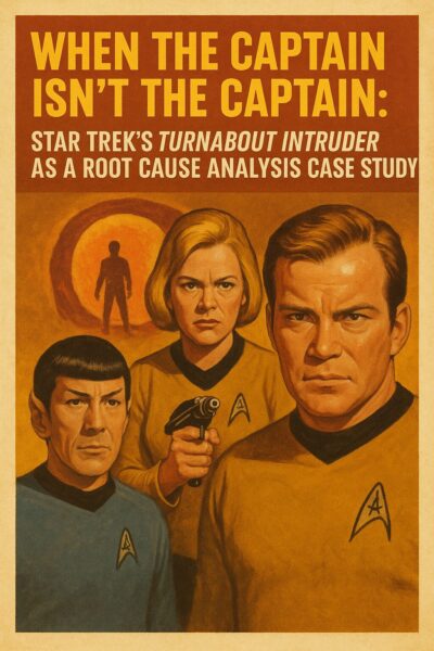 When the Captain Isn’t the Captain: Star Trek’s Turnabout Intruder as a Root Cause Analysis Case Study