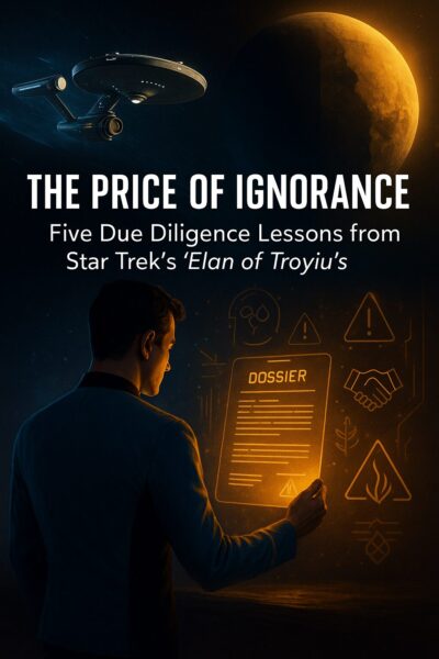 The Price of Ignorance: Five Due Diligence Lessons from Star Trek’s “Elaan of Troyius”