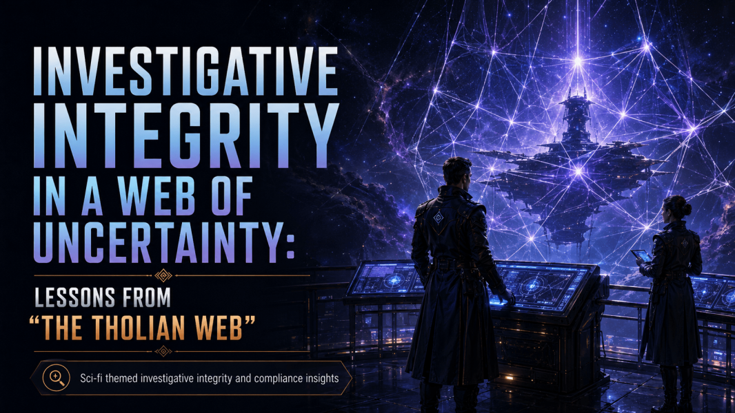 Investigative Integrity in a Web of Uncertainty: Lessons from “The Tholian Web”