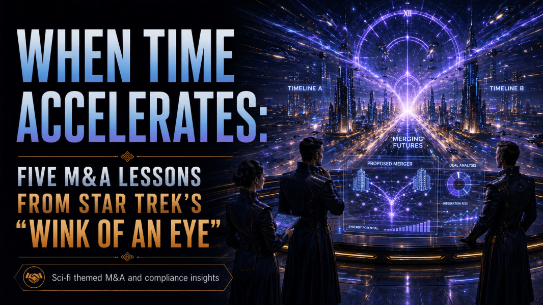When Time Accelerates: Five M&A Lessons from Star Trek’s “Wink of an Eye”
