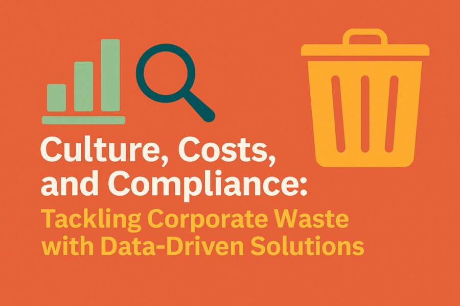 Culture, Costs, and Compliance: Tackling Corporate Waste with Data-Driven Solutions