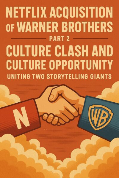 Netflix Acquisition of Warner Brothers: Part 2, Culture Clash and Culture Opportunity