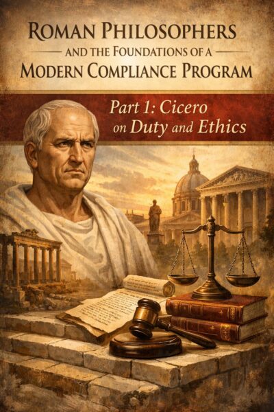 Roman Philosophers and the Foundations of a Modern Compliance Program: Part 1 Cicero on Duty and Ethics