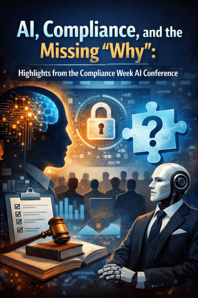 AI, Compliance, and the Missing “Why”: Highlights from the Compliance Week AI Conference