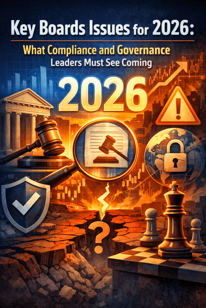 Key Boards Issues for 2026: What Compliance and Governance Leaders Must ...