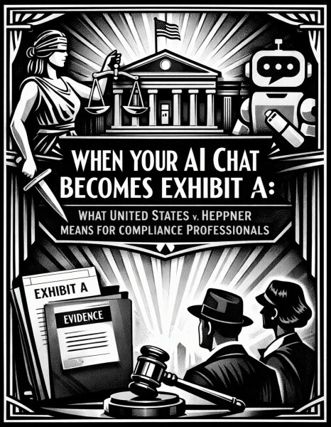 When Your AI Chat Becomes Exhibit A: What United States v. Heppner Means for Compliance Professionals