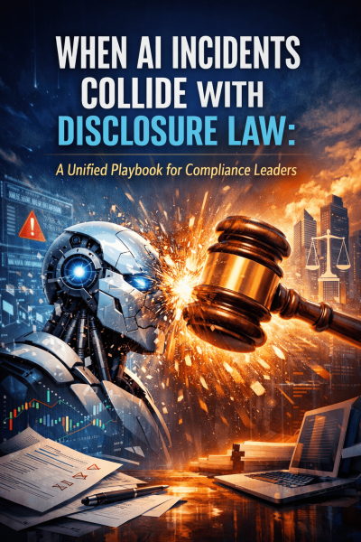 When AI Incidents Collide with Disclosure Law: A Unified Playbook for Compliance Leaders