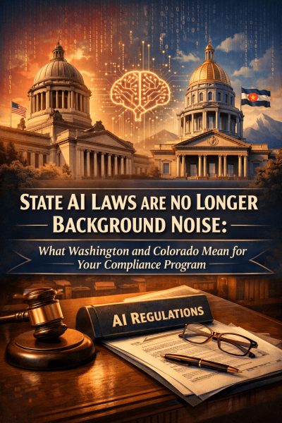 State AI Laws Are No Longer Background Noise: What Washington and Colorado Mean for Your Compliance Program