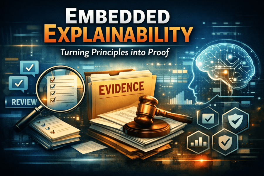 Embedded Explainability: Turning Principles into Proof