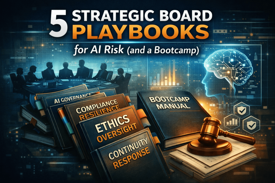 5 Strategic Board Playbooks for AI Risk (and a Bootcamp)