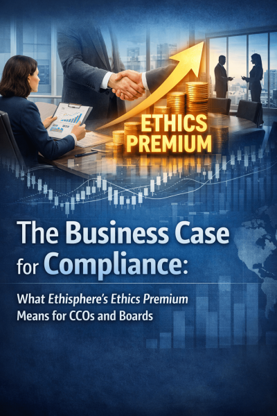 The Business Case for Compliance: What Ethisphere’s Ethics Premium Means for CCOs and Boards