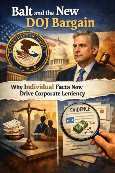 Balt and the New DOJ CEP: Why Individual Facts Now Drive Corporate Leniency