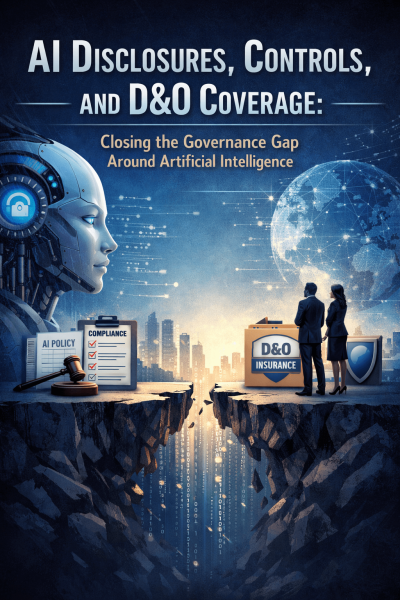 AI Disclosures, Controls, and D&O Coverage: Closing the Governance Gap Around Artificial Intelligence