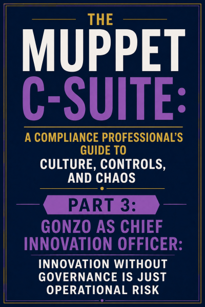 The Muppet C-Suite: A Compliance Professional’s Guide to Culture, Controls, and Chaos Part 3: Gonzo as Chief Innovation Officer: Innovation Without Governance Is Just Operational Risk