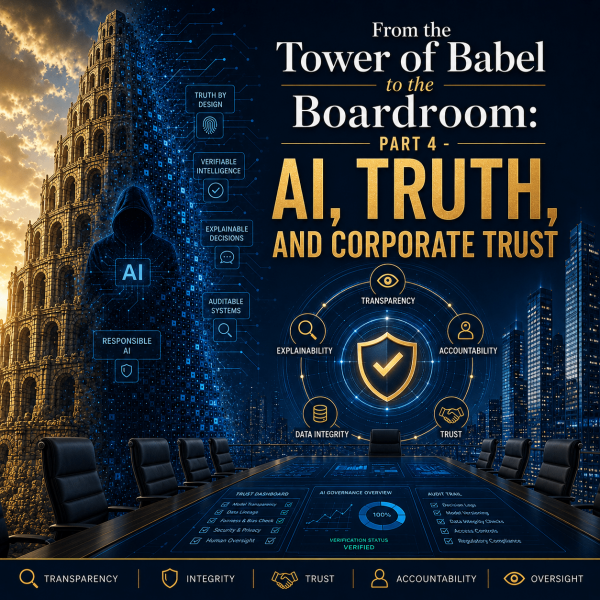 From the Tower of Babel to the Boardroom: Part 4 – AI, Truth, and Corporate Trust