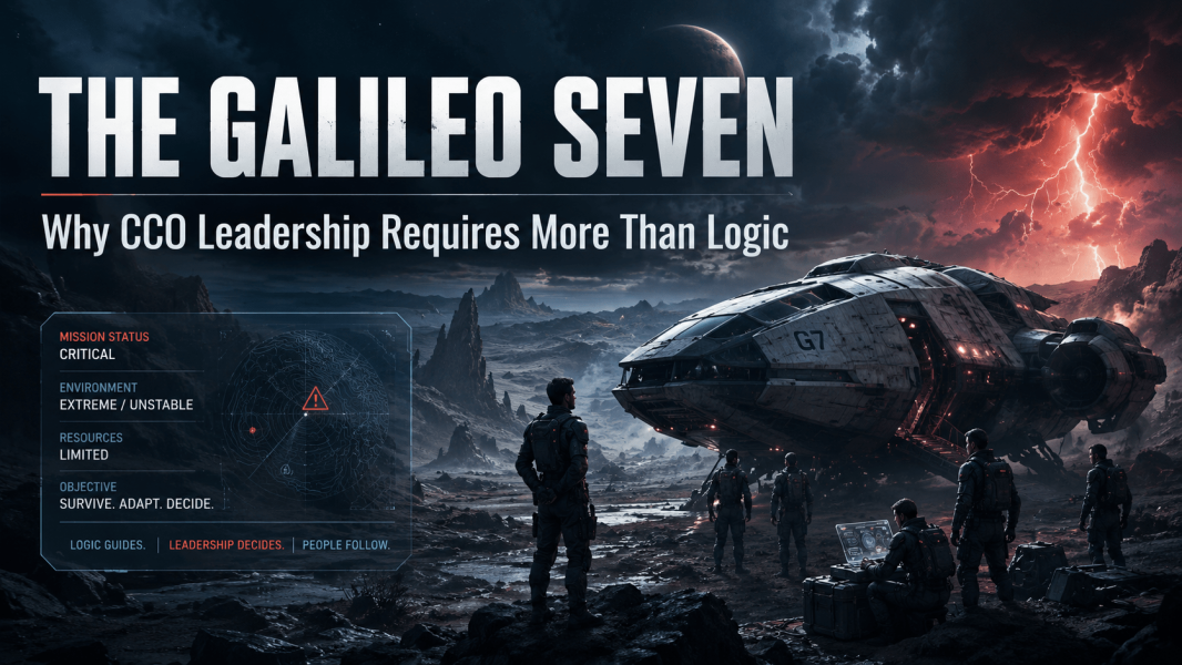 The Galileo Seven: Why CCO Leadership Requires More Than Logic