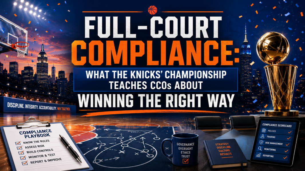 Full-Court Compliance: What the Knicks’ Championship Teaches CCOs About Winning the Right Way