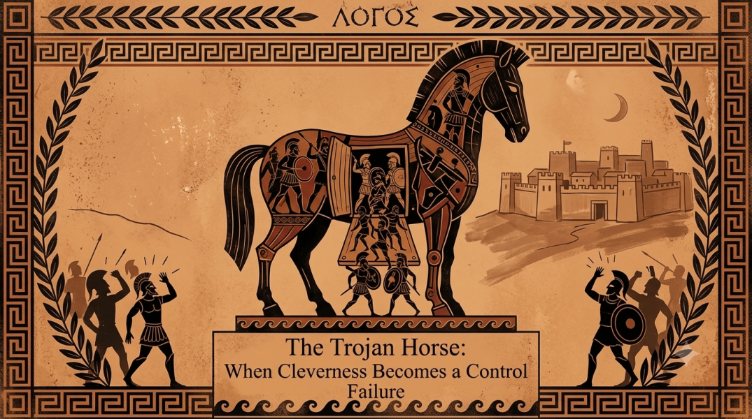 The Odyssey and Compliance, Part  1 – The Trojan Horse: When Cleverness Becomes a Control Failure