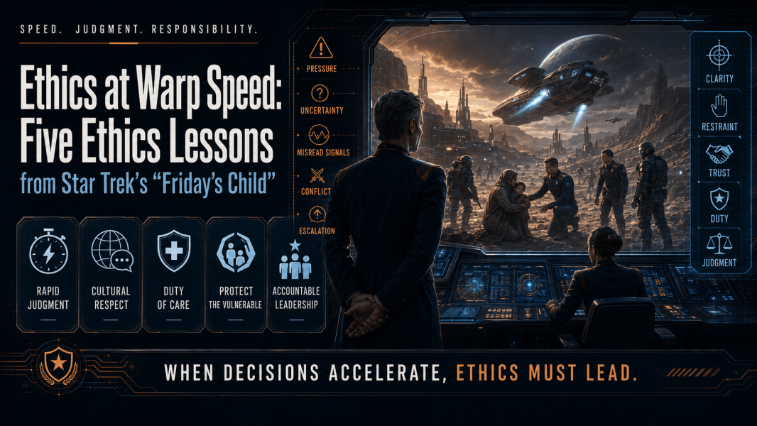 Ethics at Warp Speed: Five Ethics Lessons from Star Trek’s “Friday’s Child”