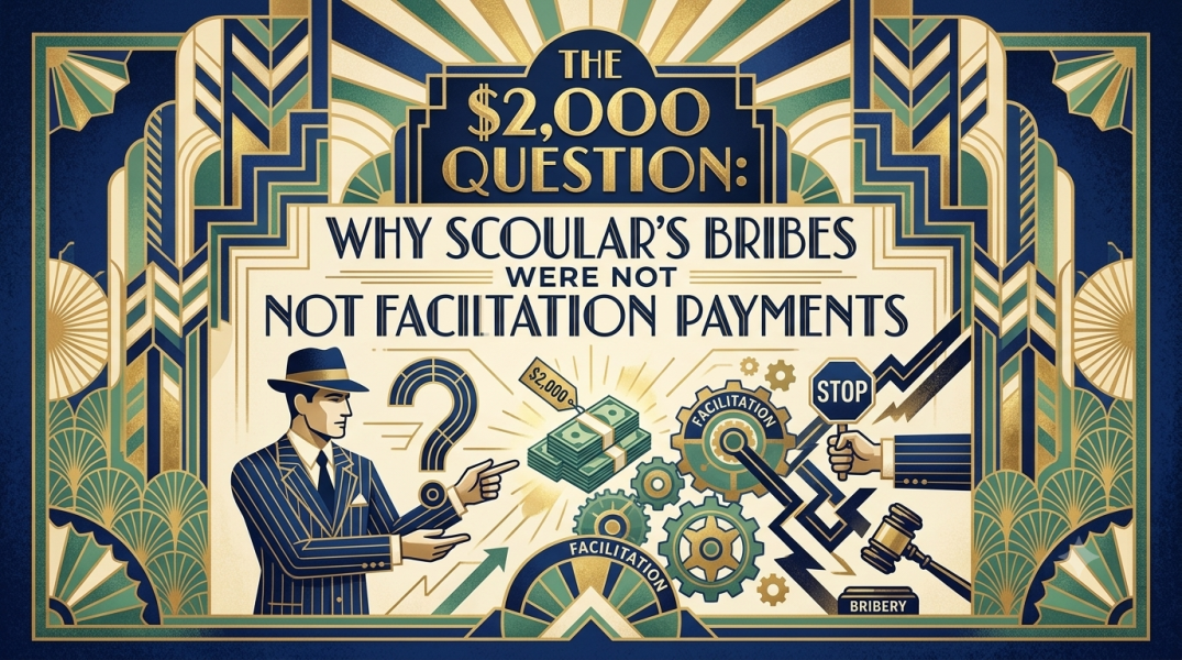 The $2,000 Question: Why Scoular’s Bribes Were Not Facilitation Payment