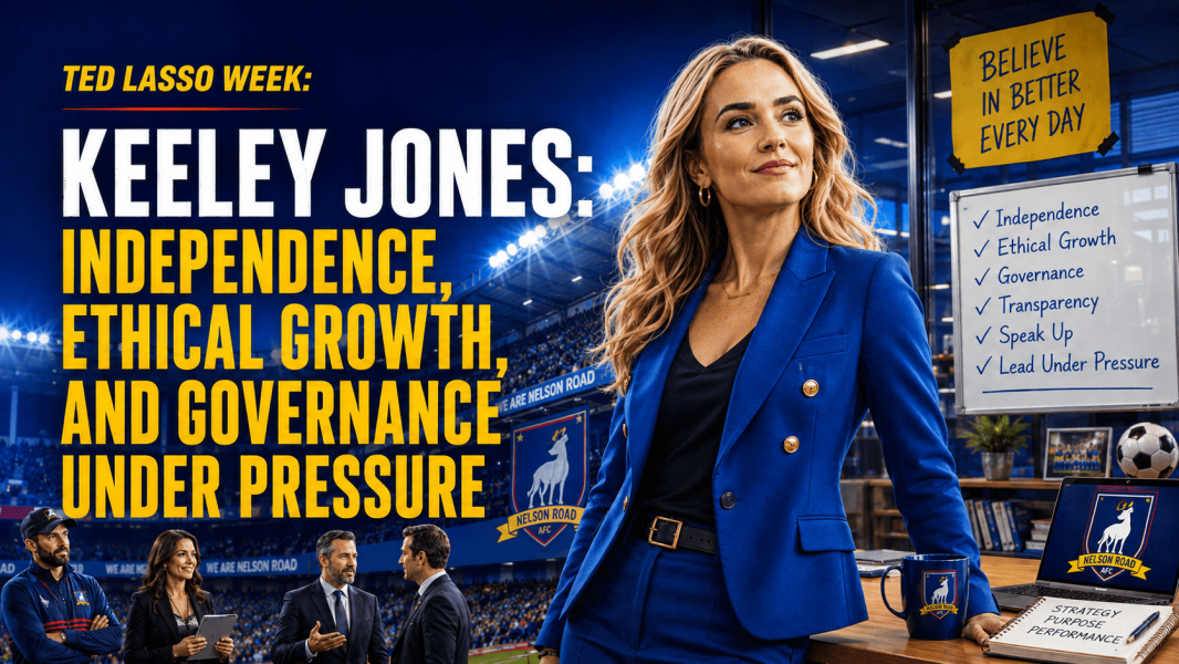 Ted Lasso Week: Part 5 – Keeley Jones: Independence, Ethical Growth, and Governance Under Pressure