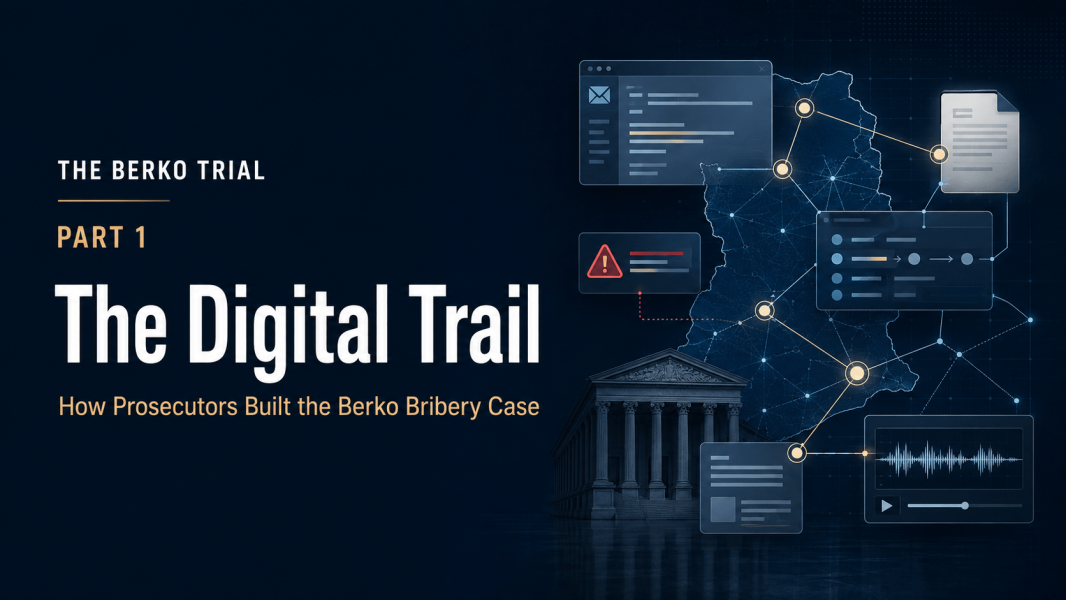 THE BERKO TRIAL – PART 1: The Digital Trail: How Prosecutors Built the Berko Bribery Case
