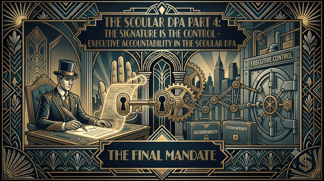 The Scoular DPA Part 4: The Signature Is the Control – Executive Accountability in the Scoular DPA