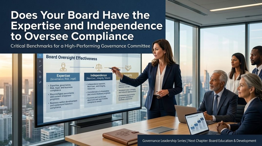 Does Your Board Have the Expertise and Independence to Oversee Compliance