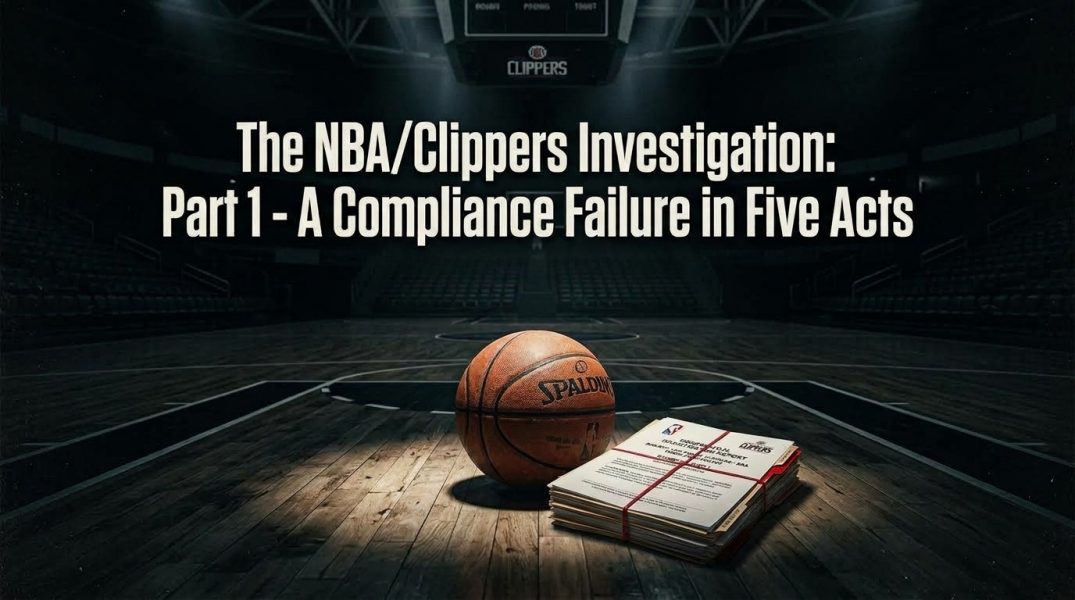 The NBA/Clippers Investigation: Part 1 – A Compliance Failure in Five Acts