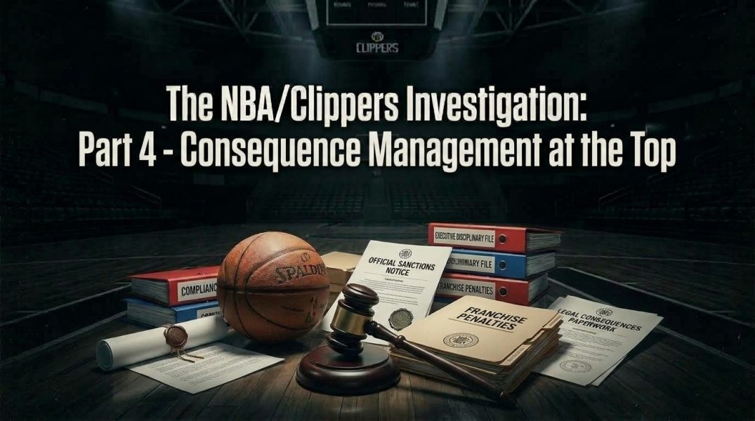 The Clippers Investigation: Part 4 – Consequence Management at the Top