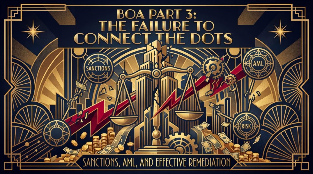 BOA Part 3: The Failure to Connect the Dots: Sanctions, AML, and Effective Remediation