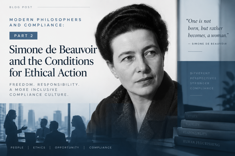 Modern Philosophers and Compliance: Part 2 – Simone de Beauvoir and the Conditions for Ethical Action